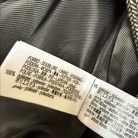 ZARA wool blend herringbone blazer - Picture 5 of 9